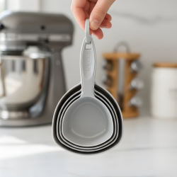 Plastic Measuring Cup Set - 4 Pcs